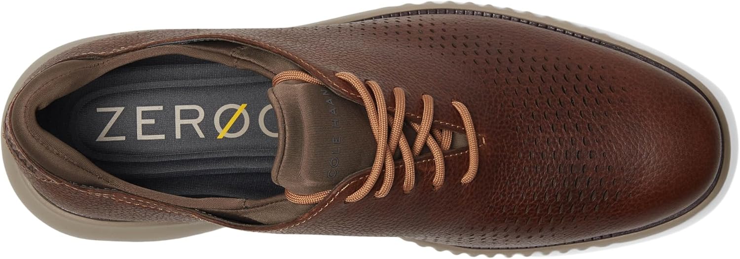 Cole Haan Men's 2.Zerogrand Laser Wing Tip Oxford Lined, Pecan/Truffle, 13