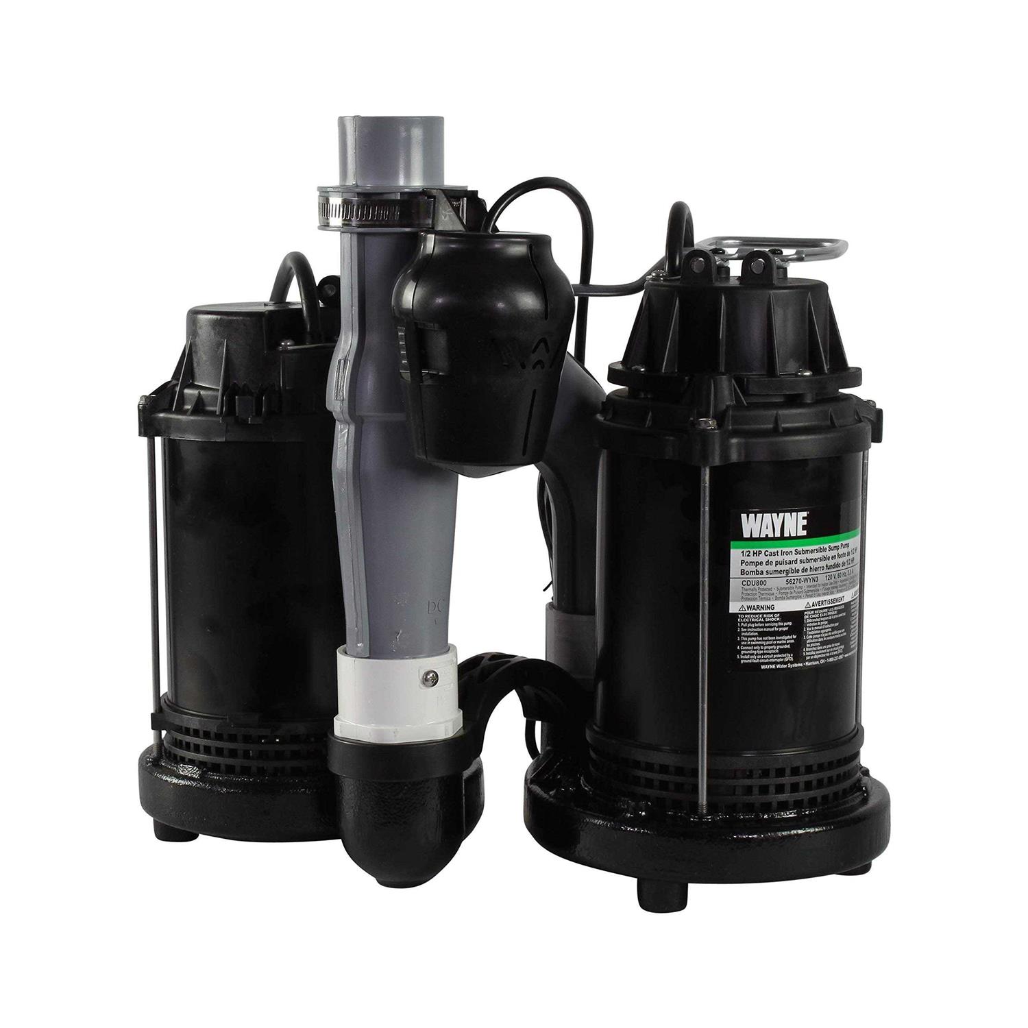 Wayne WSS30VN 1/2 HP Combination Primary and Backup Sump Pump System - Shop Hardware Tools Online Store