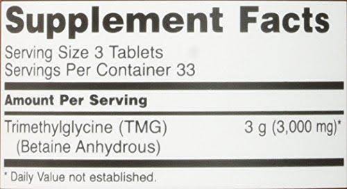 Now Foods Tmg 1000 mg - 100 Tablets