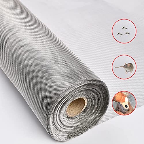304 Stainless Steel Woven Wire,60 Mesh Fine Screen Mesh Filter Net Filtration Cloth Stainless Steel Air Vent Mesh Never Rust