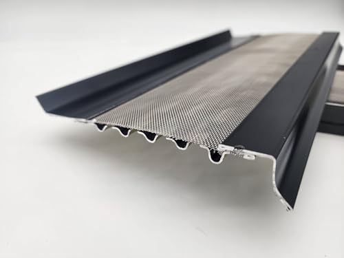 LEAF4GO D2:D150cromesh 5" and 6" Gutter Guards Leaf Protection, 50 Feet Wicker, Stainless Steel Mesh, Aluminum Gutter Covers, Contractor Grade Gutter Guard from Manufacturer