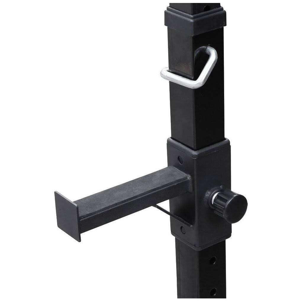 Yaheetech 2pcs Adjustable Rack Standard Solid Steel Squat Stands Barbell Free Press Bench CAMPN00048376