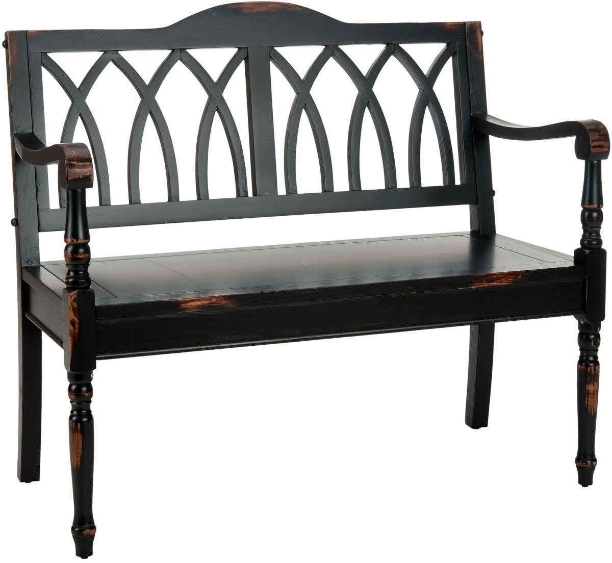 Safavieh Benjamin Bench, Grey