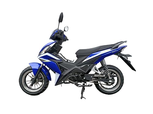 125CC 4 SPEED MOPED MOTORCYCLE STREET MOTORCYCLE BD125-9 (RED)
