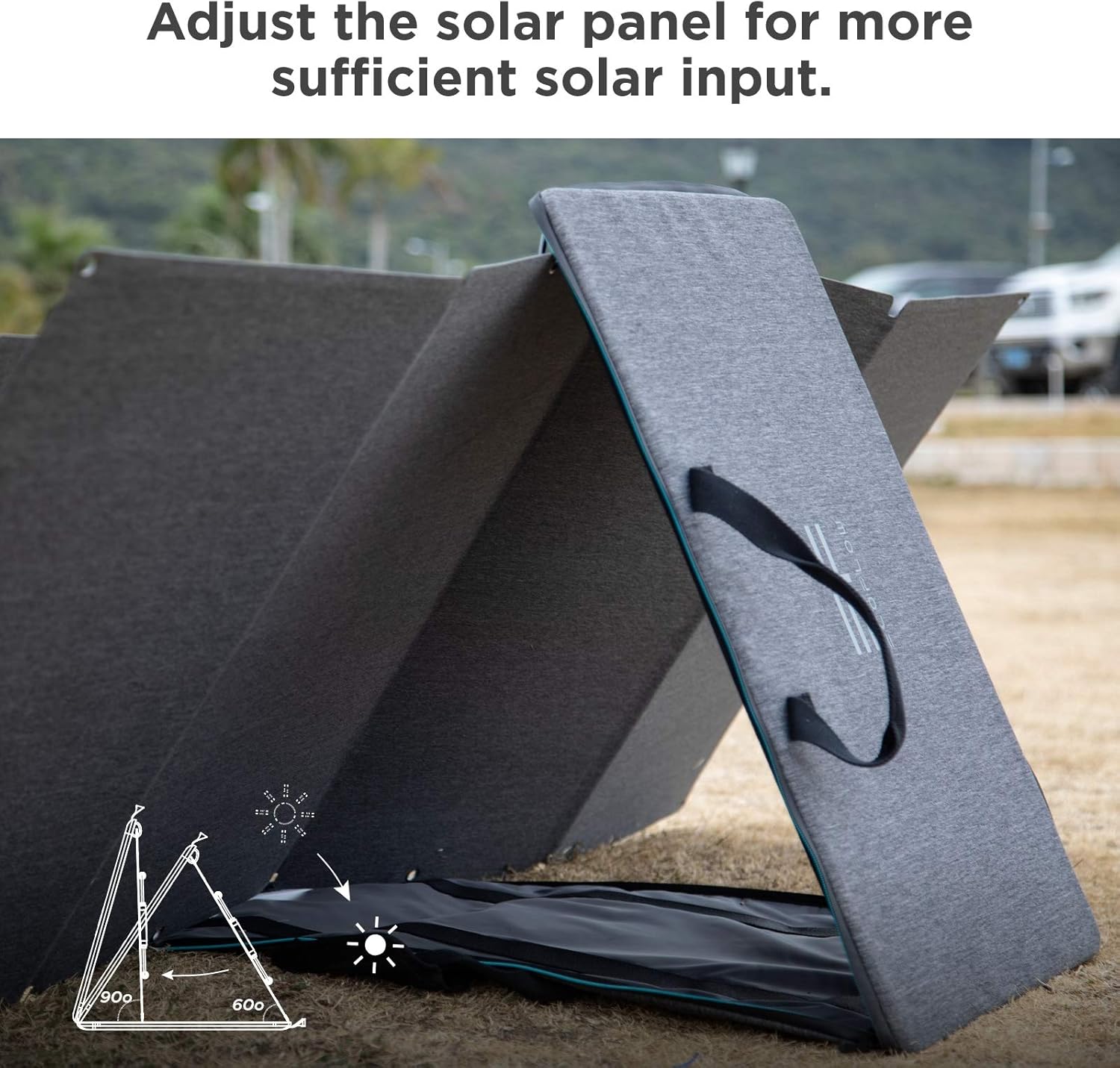 EF ECOFLOW EFDELTA 1260Wh Solar Generator with 2 110W Solar Panel , 6 1800W (3300W Surge) AC Outlets, Portable Power Station for Outdoors Camping RV Hunting Emergency