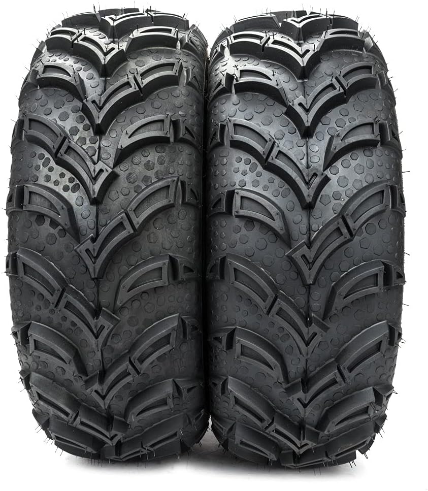 MILLION PARTS 2 All Terrain ATV/UTV Tires Tubeless 25x8-12 25x8x12 Front 6 Ply