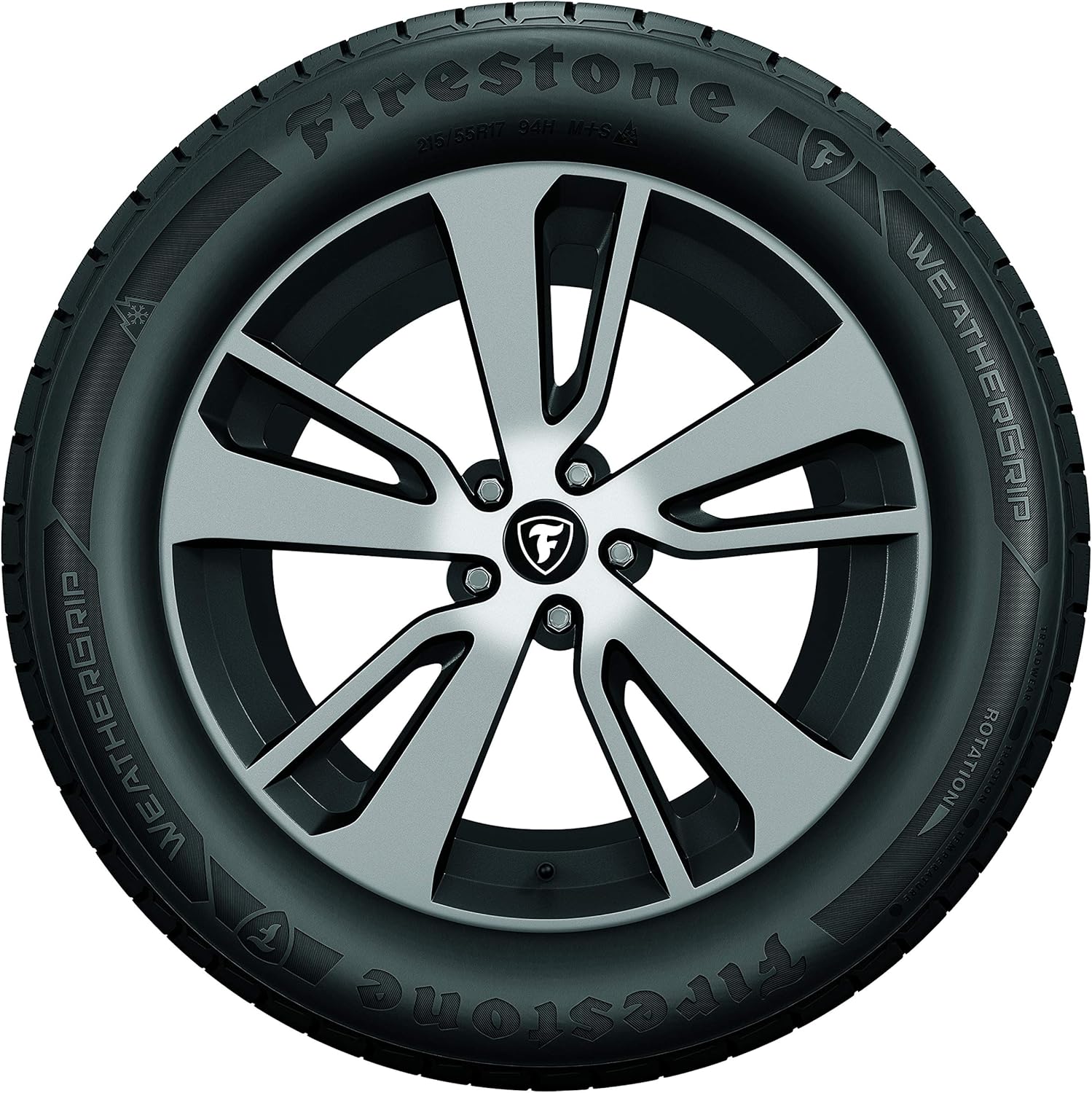 Firestone WeatherGrip All-Weather Touring Tire 205/55R16 91V