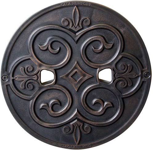 Casa Newport 20-01011 Bronze Metal Skimmer Lid, 9.9-Inch