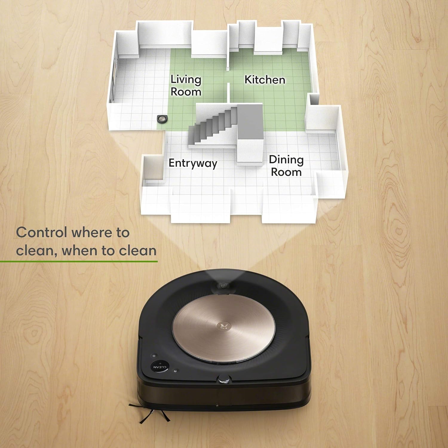 iRobot Roomba s9+ Robot Vacuum with Automatic Dirt Disposal- Wi-Fi Connected, Smart Mapping, Powerful Suction & Braava Jet m6 Ultimate Robot Mop- Wi-Fi Connected, Precision Jet Spray, Smart Mapping