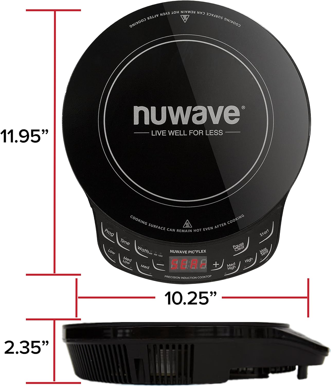 NuWave Precision Induction Cooktop 1300 Watts