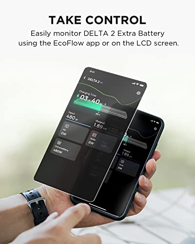 EF ECOFLOW Solar Generator DELTA2 with 220W Solar Panel, LFP(LiFePO4) Battery, Fast Charging, Portable Power Station for Home Backup Power, Camping & RVs