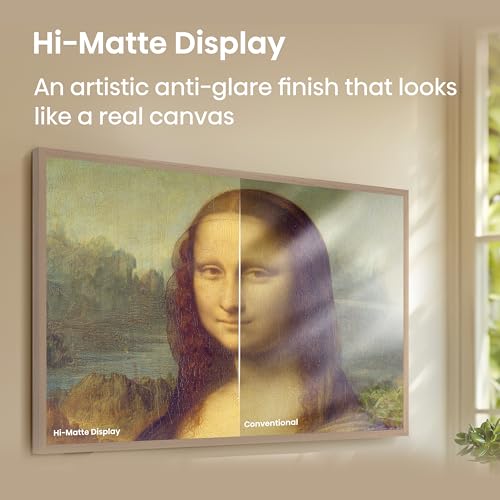 Hisense 65-Inch Class QLED 4K S7N CanvasTV? Series Dolby Vision HDR Google Smart TV (65S7N, 2024 Model) - Art Mode, Anti-Glare Panel, Hi-Matte Display, Frame & UltraSlim Wall Mount Included, 144Hz