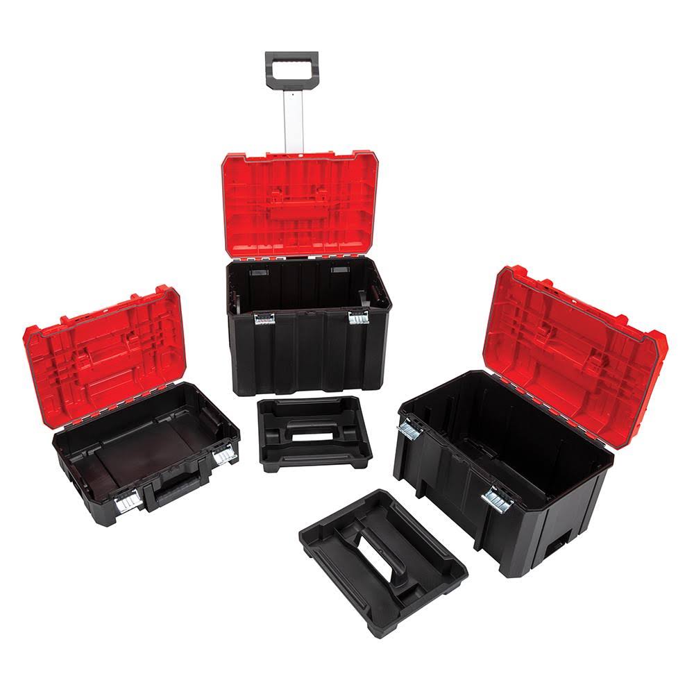Craftsman VERSASTACK System 20-in Red Plastic Wheels Lockable Tool Box