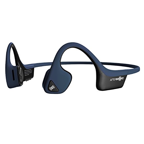 AfterShokz Air Bone Conduction Wireless Bluetooth Headphones, Slate Grey