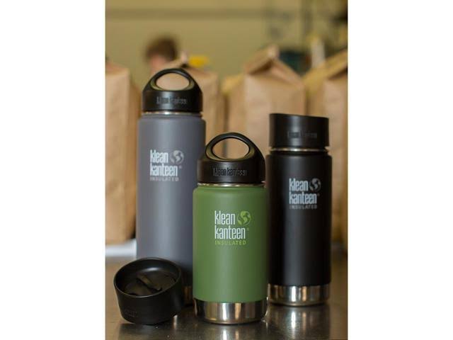 Klean Kanteen Mug, Wide, Neptune Blue, Cafe 2.0, 16 Ounce