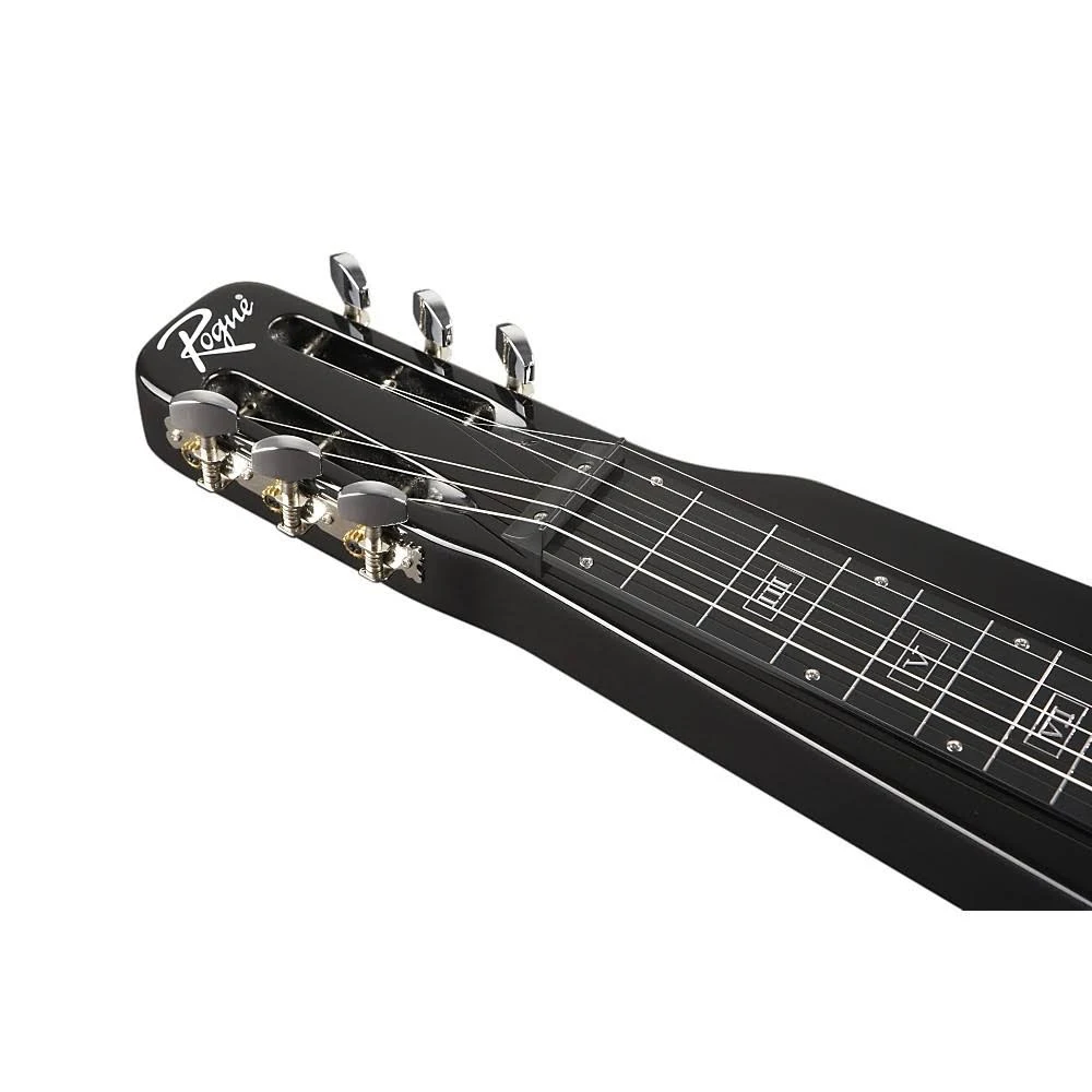 RLS-1 Lap Steel Guitar with Stand and Gig Bag, Metallic Black