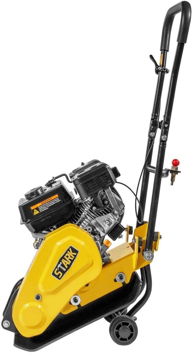 Stark Pro-Series 6.5HP 5500MAX VPM Walk Behind Plate Compactor Gas Vibration Compaction Force 2,360Lbs Force