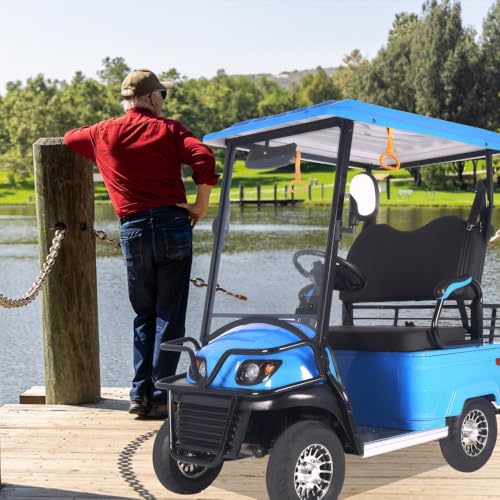 4 Wheel Mobility Scooter for Adults, 30 Miles Range, 15 mph, 2 Passenger Adults Elderly Powered Mobility Scooters with Extra Large Capacity Storage Trunk, with Remote Key(Lead Acid battery-800W-Red)
