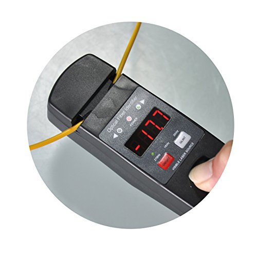 D YEDEMC Live Optical Fiber Identifier with Wave Respond 800-1700nm Built in 10mw VFL FTTH Tool