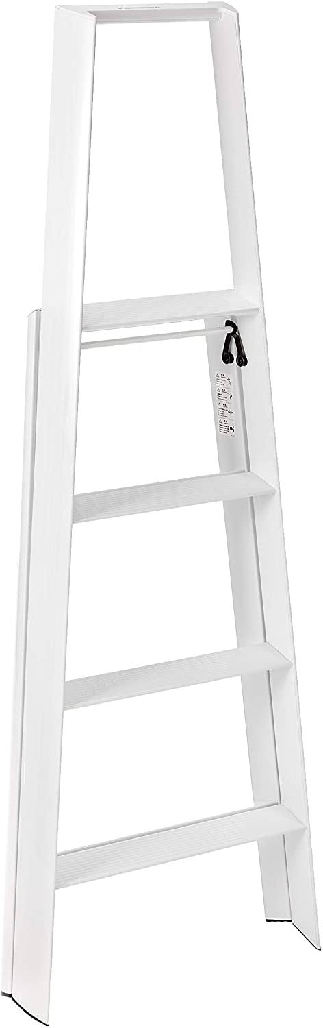 Lucano Step Ladder, 4, White