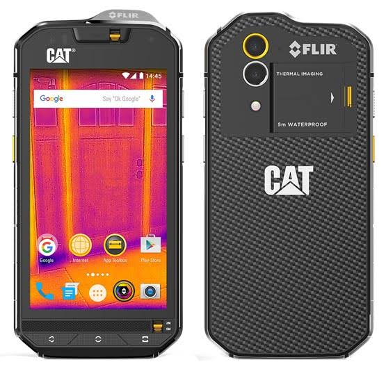 CAT S60 - Smartphone - 4G LTE - 32 GB - microSDXC slot - GSM - 4.7 inch - 1280 x 720 pixels - Ahva - RAM 3 GB - 13 MP (5 MP fron
