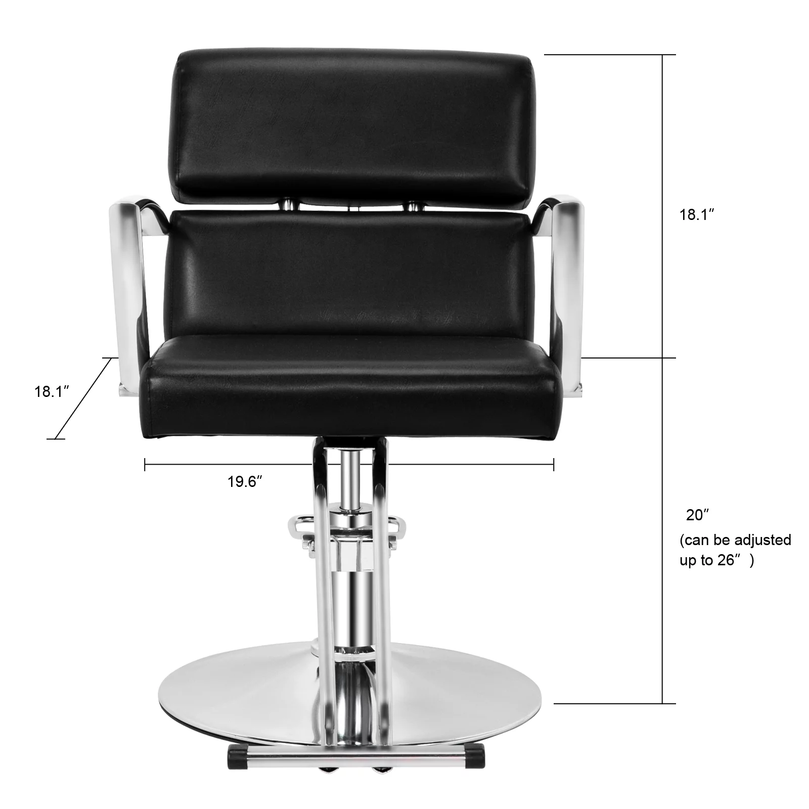 Omysalon Salon Chair Heavy Duty for Stylist, Barber Chair 360 Degree Swivel, Hydraulic Pump for Hair Cutting, Beauty Spa Styling Hairdressing Tattoo Equipment
