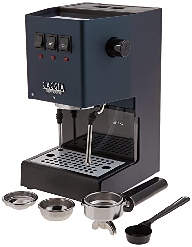 Gaggia RI9380/51 Classic Evo Pro Espresso Machine, Industrial Grey, Small