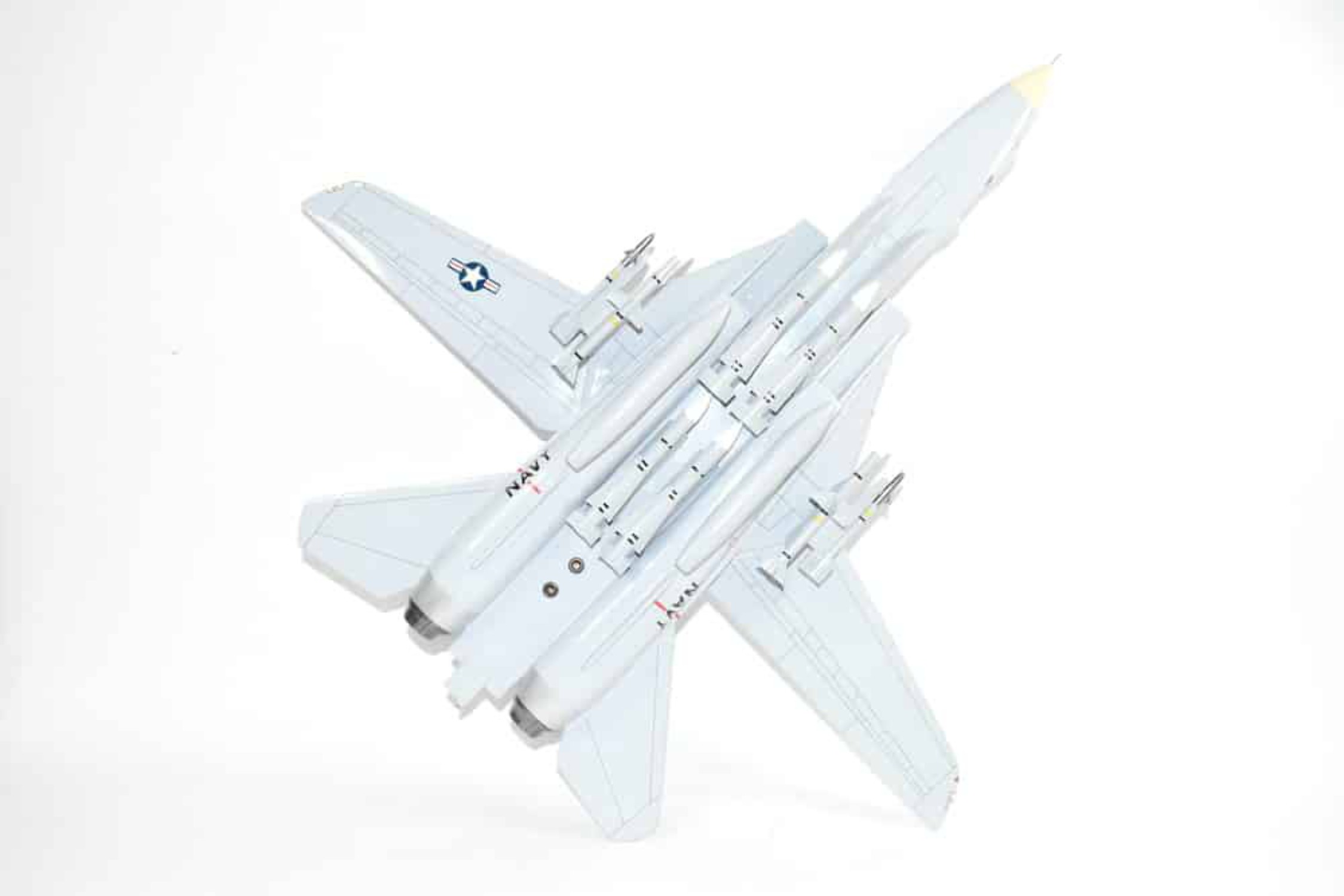 VF-202 Superheats F-14 Tomcat Model, 1/42 (18) Scale, Mahogany, Navy, Fighter
