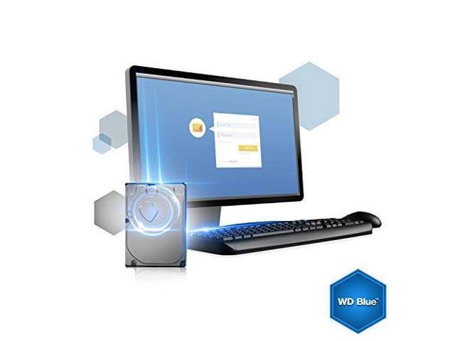 WD Blue 2TB Desktop Hard Disk Drive - 5400 RPM SATA 6 Gb/s 64MB Cache 3.5 inch - WD20EZRZ