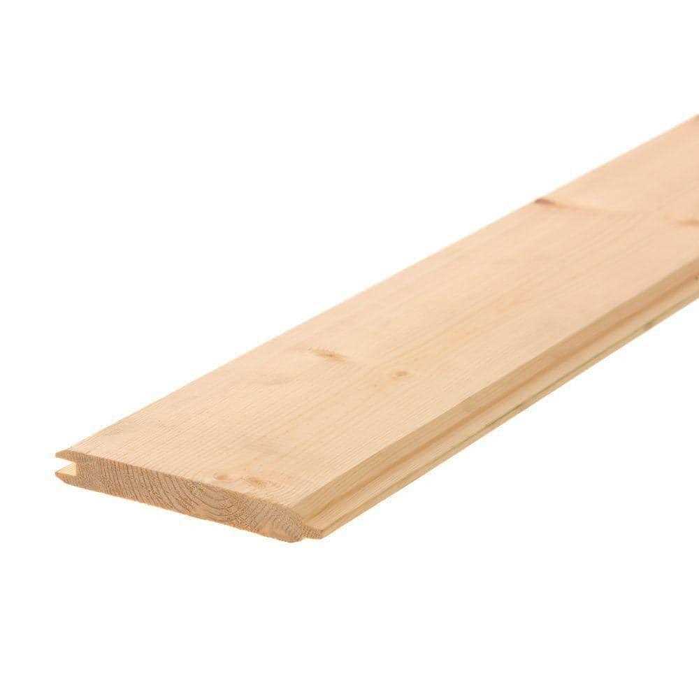 1 in. x 6 in. x 8 ft. Pine Tongue and Groove Common Siding Plank - Shop Hardware Tools Online Store