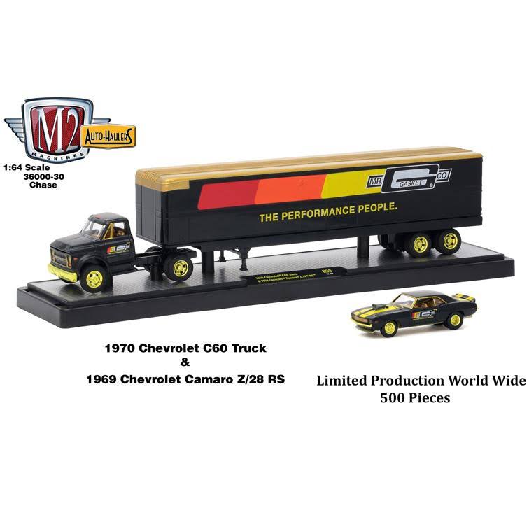 Auto Haulers Release 30 3 Trucks Set 1/64 Diecast Models by M2 Machin