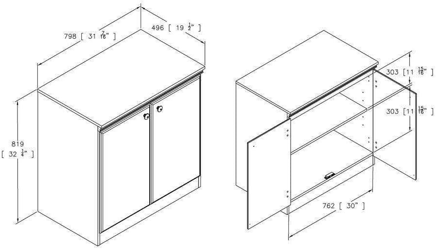 Small 2-Door Storage Cabinet, Royal Cherry Cabinet Storage Cabinet Garage cabinets Kitchen cabinets Wardrobe Closet Bathroom Cabinet Bathroom Storage Cabinet