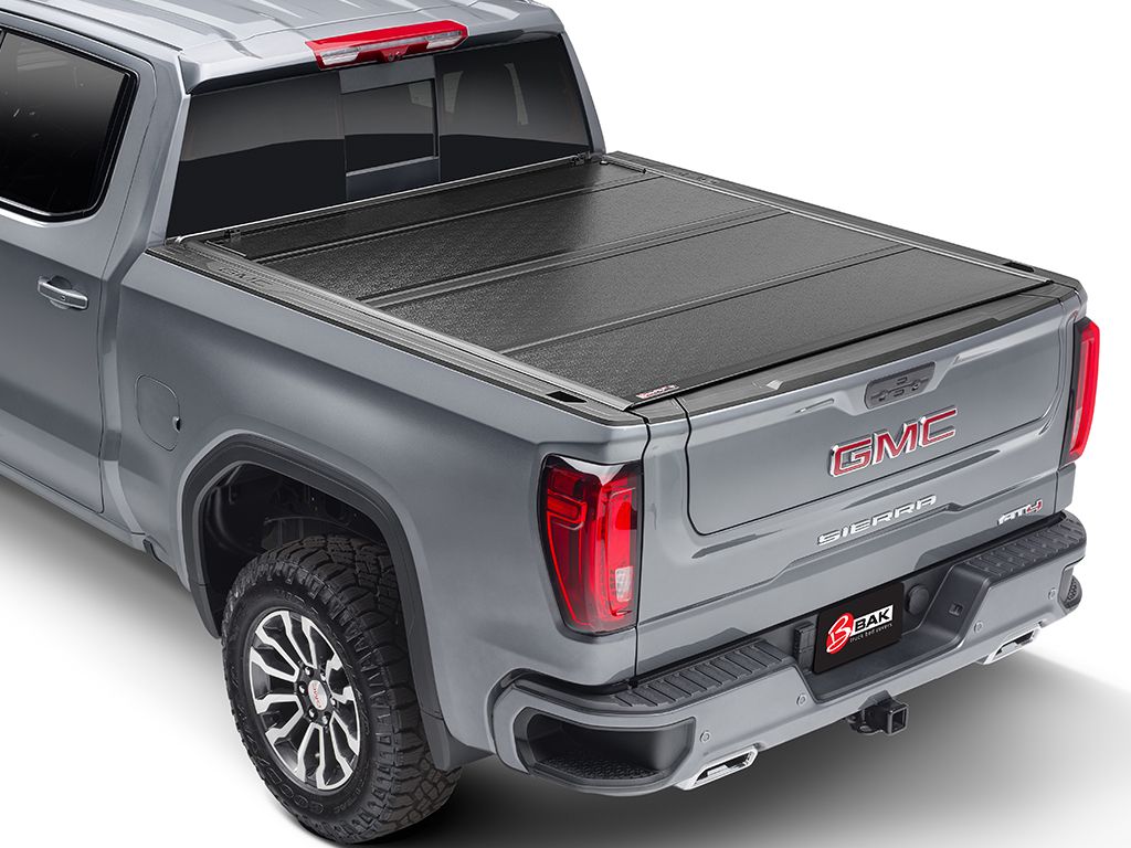 BAK by RealTruck BAKFlip G2 Hard Folding Truck Bed Tonneau Cover | 226132 | Compatible with 2019 - 2023 Chevy/GMC Silverado/Sierra, works w/ MultiPro/Flex tailgate 8' 2" Bed (98.2")