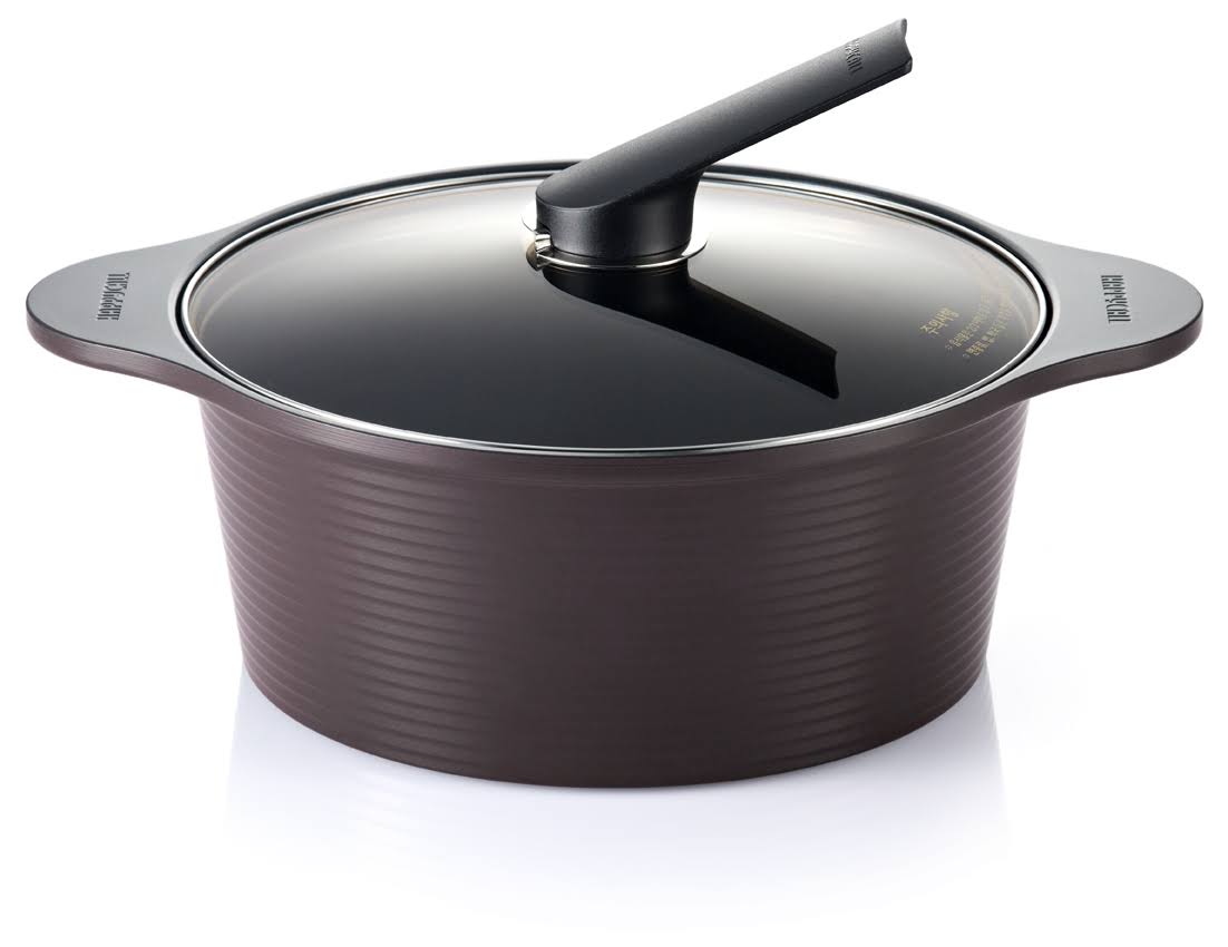 Happycall Alumite Ceramic Pot 28cm / 6qt, Brown