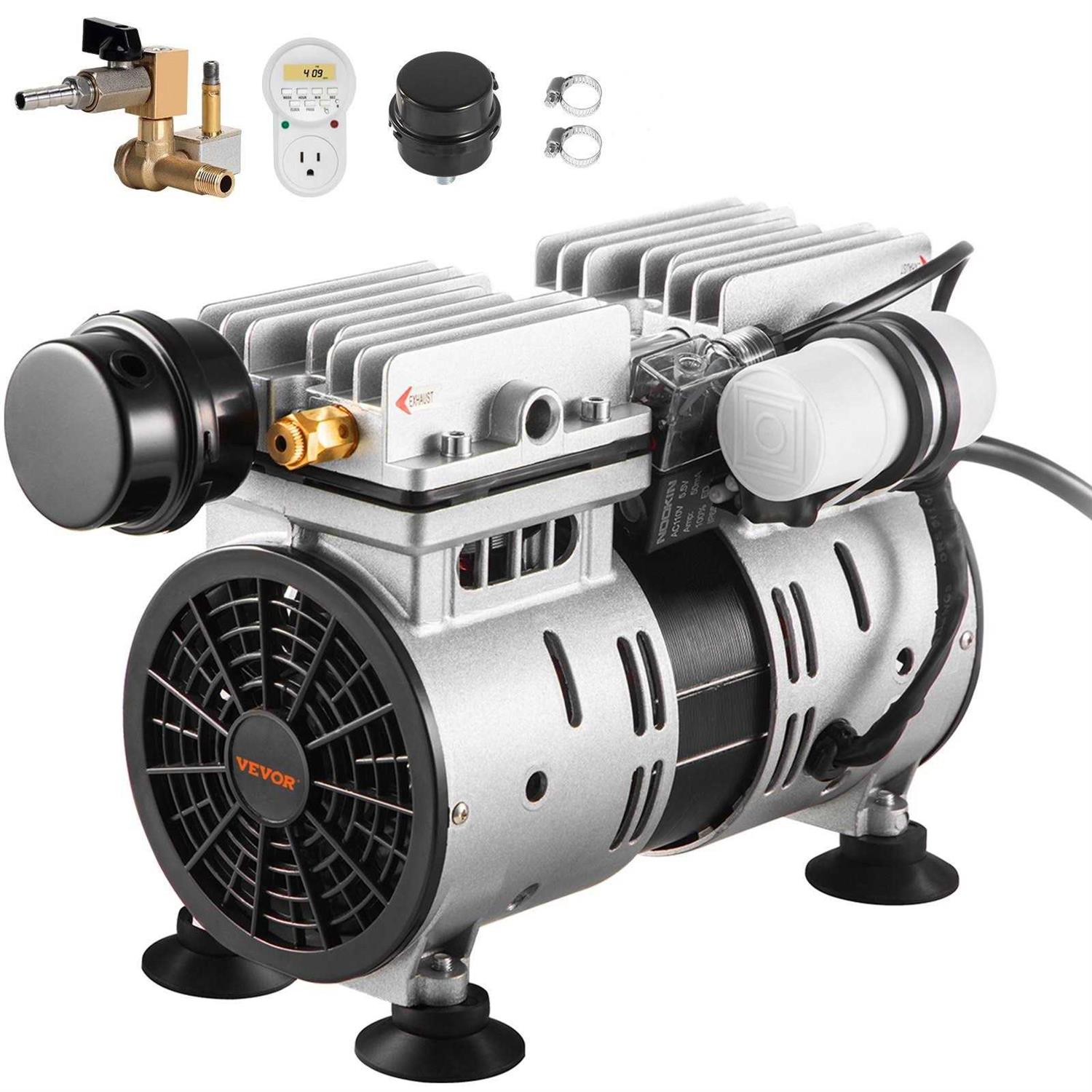 VEVOR Aerator 550W Power 5.2CFM for Up to 3 Acre 50' Includes 3/4 HP Compressor &amp; Timer &amp; Valves - Shop Hardware Tools Online Store