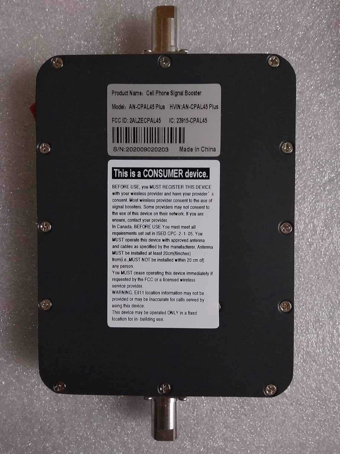 Cell Phone Booster for Car Truck Use 5 Bands Vehicle Cell Service Booster Signal Repeater for AT&T, Verizon, T-Mobile-GSM 3G 4G LTE Voice & Data - FCC Approved