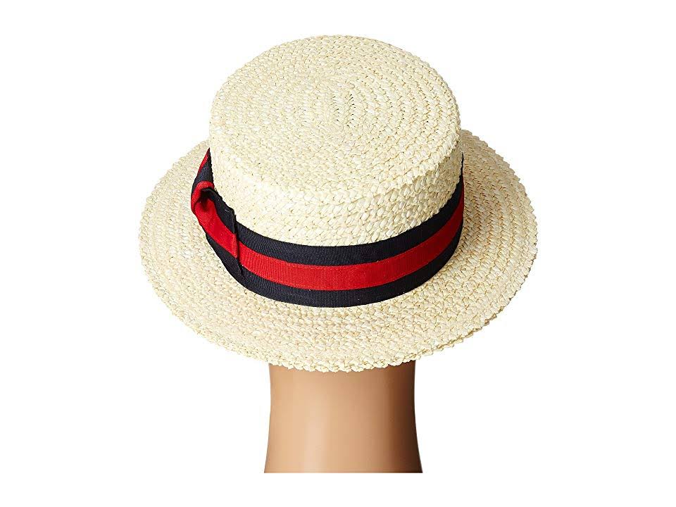 Scala Classico Straw Boater Hat Men&s Size: M