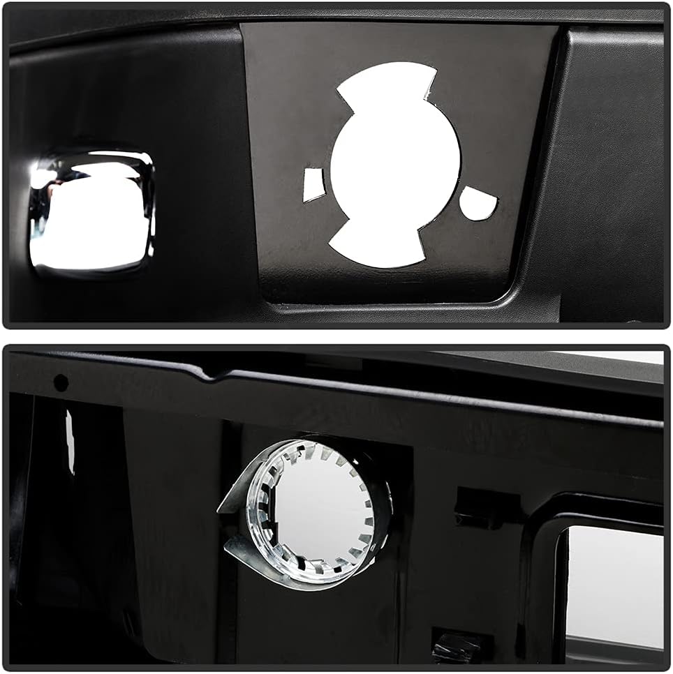 ACANII - For 2007-2013 Chevy silverado/GMC Sierrsa 1500 Chrome Steel Complete Rear Step Bumper w/o Sensor Holes Assembly