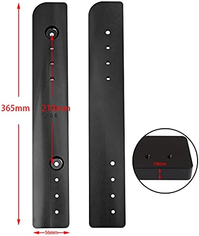 H RUO Motorcycle Tour-Pak Relocator Kit Mount Plate Rack Adjustable 1-3 Tour Pak Pack Extend Compatible with Harley Touring Electra Road Glides Road King Trikes 2014-2021