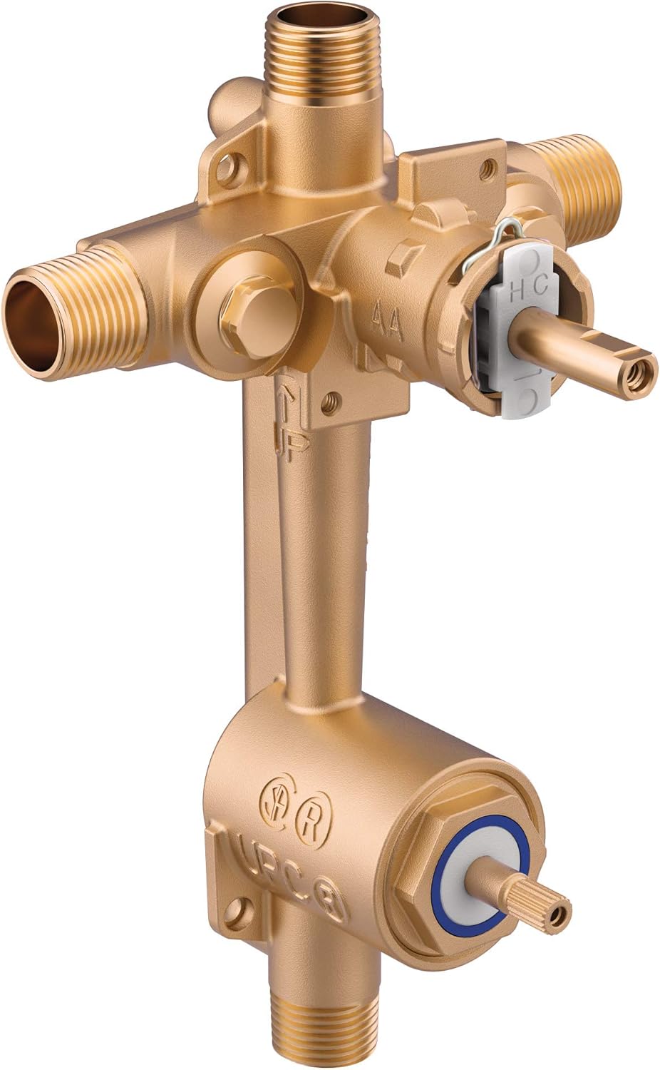 Moen 2521 Posi-Temp Pressure Balancing Valve with Built In 2-Function Transfer Valve, CC/IPS