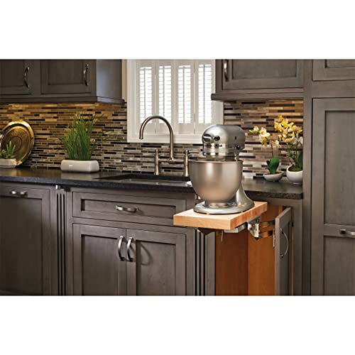 Rev-A-Shelf Heavy-Duty Spring Loaded Appliance Lift Assist Kitchen Cabinet Mechanism for Small Kitchen Appliances, Zinc