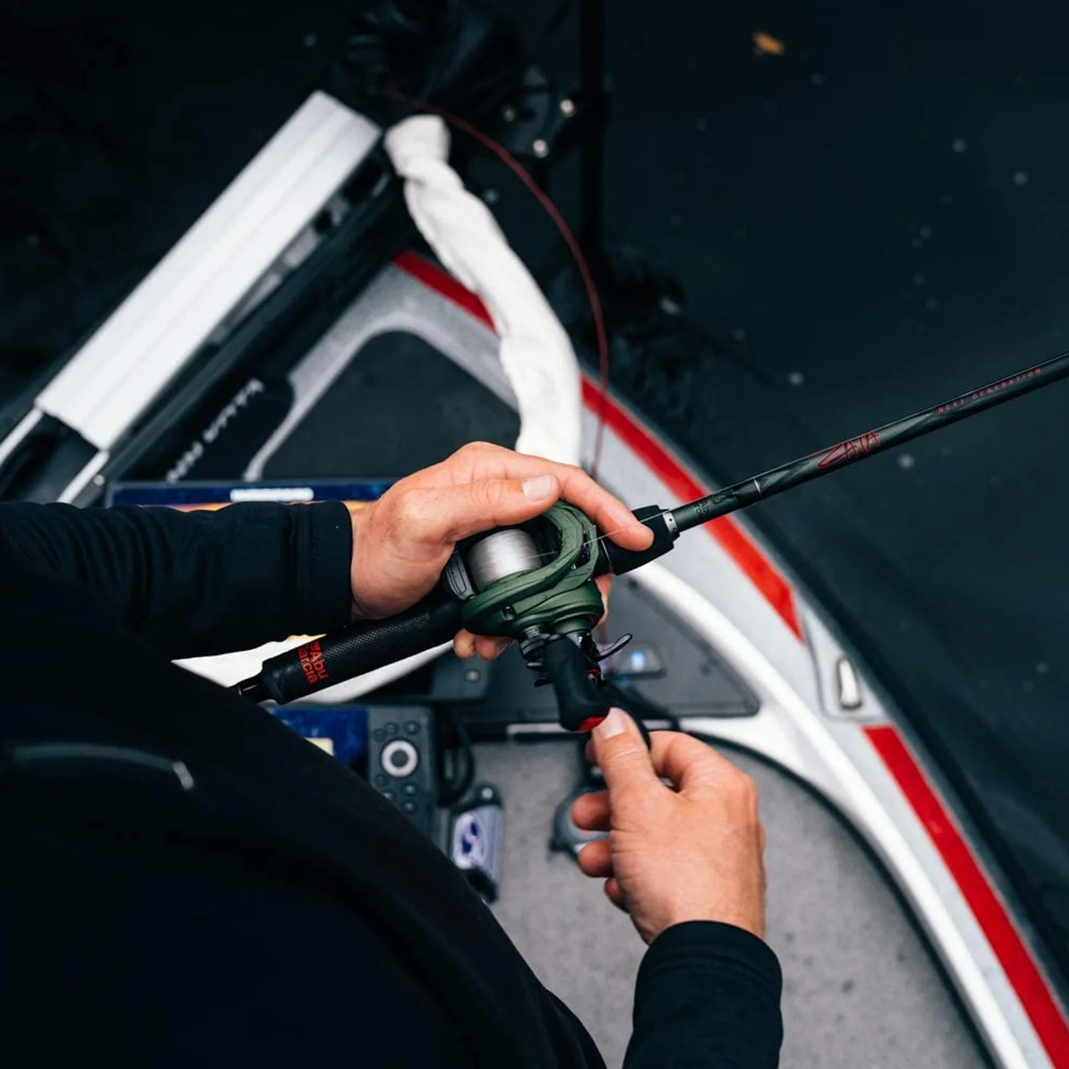 Abu Garcia Zata Low Profile Baitcast Reel, LP, Left-Hand Position