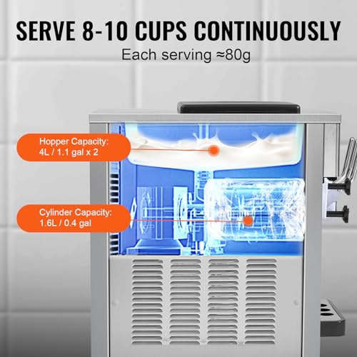 VEVOR Soft Serve Ice Cream Maker