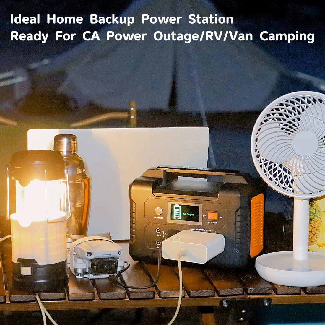 Flashfish 200W Portable Power Station, 40800mAh Solar Generator, Portable Generator聽for Camping Travel Emergency