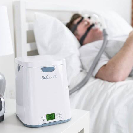 SoClean2 CPAP Cleaner u0026 Sanitizer (Only Base, No Adapter Included), Kills 99.9% of CPAP Germs and Bacteria, Does Not Require