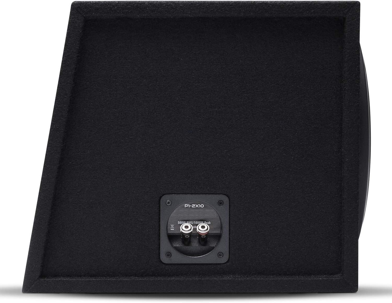 Rockford Fosgate Punch P1-2X10 Dual P1 10" Loaded Subwoofer Enclosure Ported