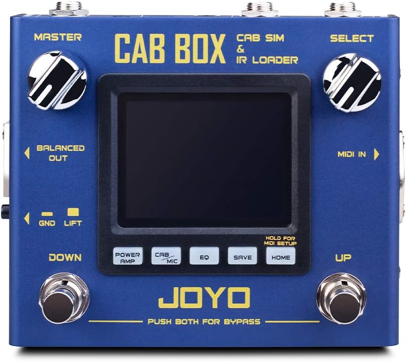 JOYO Preamp House R-15 R Series Dual Channel Cabinet Simulator Pedal with Clean and Distortion for Electric Guitar Effect (R-15)