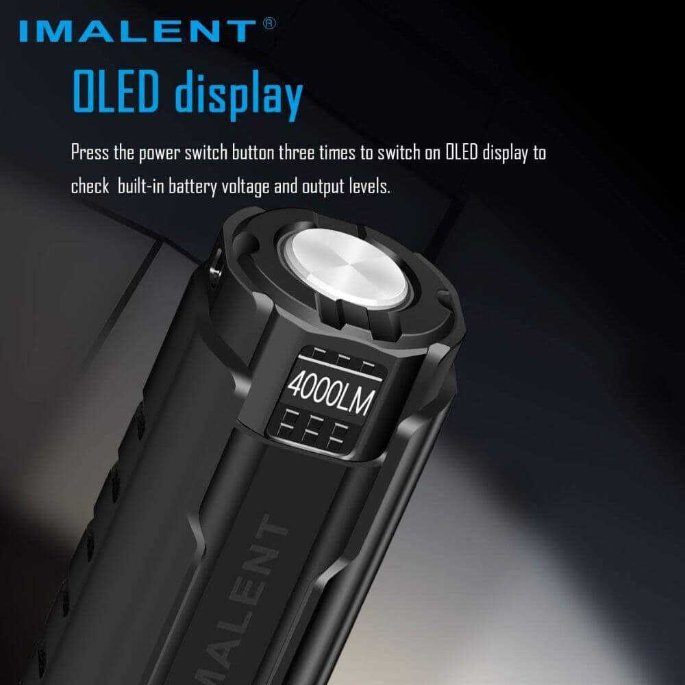 Imalent LD70 EDC Flashlight with CREE XHP70.2 Led 4000 Lumens