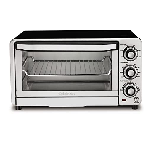 Cuisinart TOB-40N Custom Classic Toaster Oven Broiler, Brushed Stainless and Black