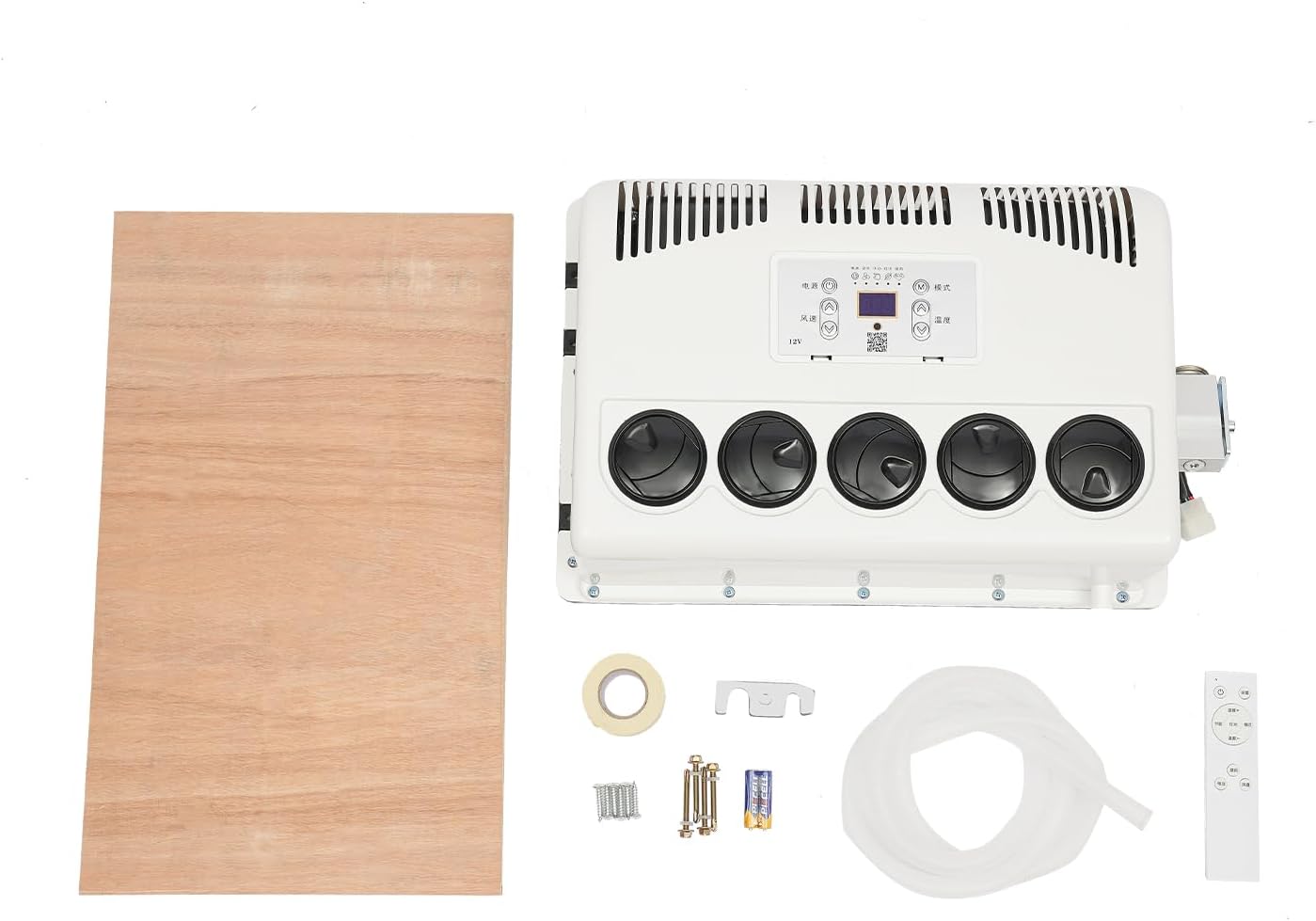 12V RV DC Air Conditioner, 11000 BTU Air Conditioner Unit Split AC Air Conditioner for RV Truck Caravan Bus Campers |Cooling Capacity: 2200-2400W